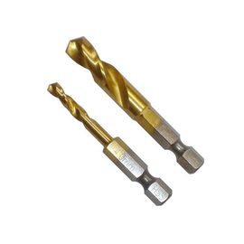 Zeskant Schacht HSS Boren Titanium Gecoat DIN Standaard