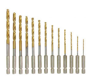 Snelle verandering Hex Shank HSS boorstukken 1-13 mm voor metaal