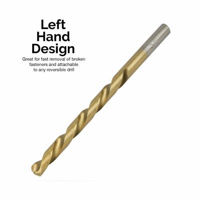 Linkse HSS-borenset met titaniumnitridecoating