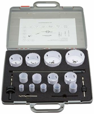Bi-Metal Hole Saw Kit 18pc met ABS Case voor het snijden van metaal