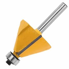 Carbide chamfer router bit set 1/4 inch staaf voor houtbewerking