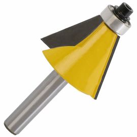 Carbide chamfer router bit set 1/4 inch staaf voor houtbewerking