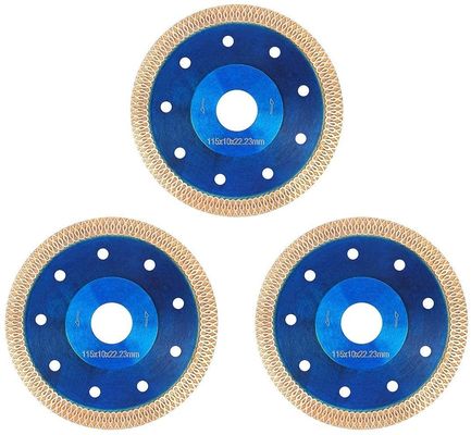 4,5 inch diamantzaagblad voor nat zagen van porseleinen tegels