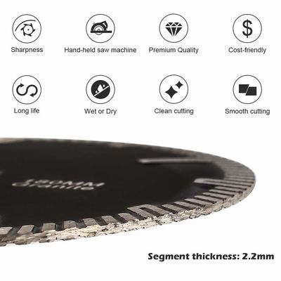 Diamant Turbo Zaagblad voor Graniet Marmer Koudpers Snijden