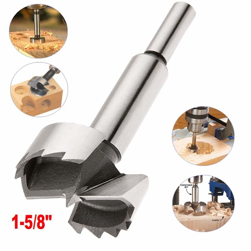 1-5/8 inch hoogkoolstofstaal Forstner boorstuk voor houtbewerking