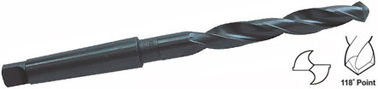 16mm DIN341 het Lange Type HSS Spitse van de Boorbeetjes van de Steelhss Draai Zwarte Oxyde voor Metaal