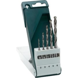 Van de Boorbeetjes van HSS het Titanium Met een laag bedekte Plastic Geval voor Gebeëindigd Metaal met Helder