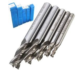 Rechte Steel 4 van HSS CNC de Molenmalen van het Fluitbeëindigen/volledig Gemalen Scherp Boorbeetje