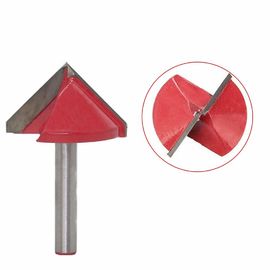 V-groove routerbits met koolstofpunten voor hout-plasticaluminium